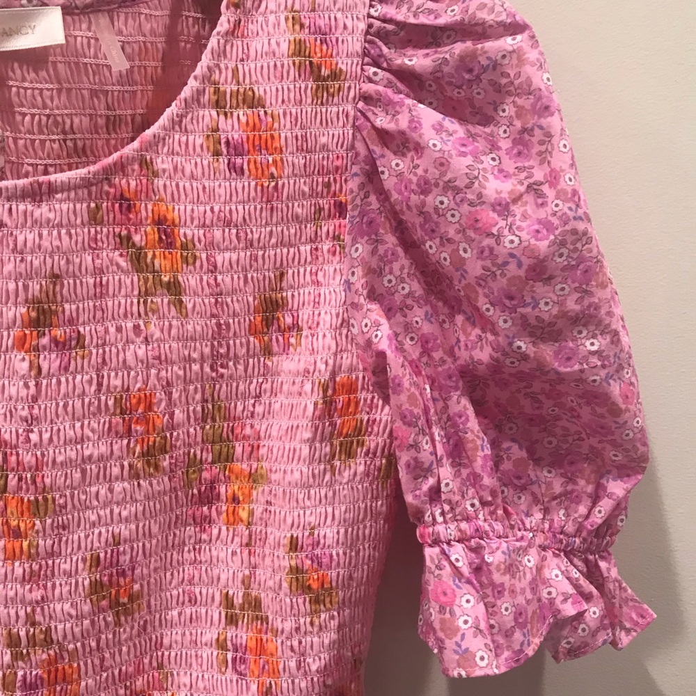 NEW Loveshackfancy Luppa Dress Exploded Pink, Large - Picture 3 of 9